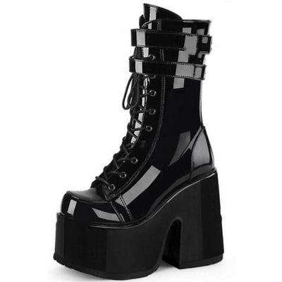 Botas Platform Gothic de Talla Grande para Mujer - Estilo Alternativo - Image 17