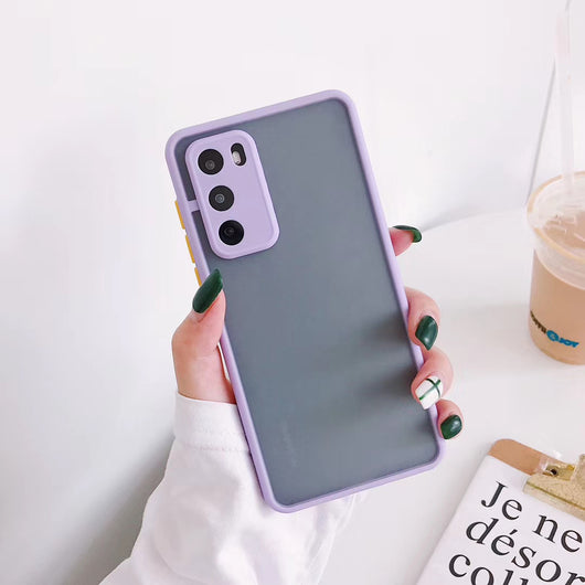 Funda Protectora Huawei con Bordes Reforzados y Diseño Bicolor