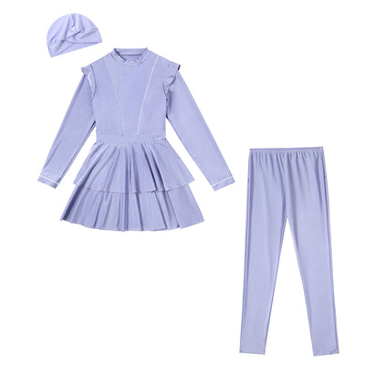 Traje de Baño Conservador Modesto para Playa y Piscina - Image 28