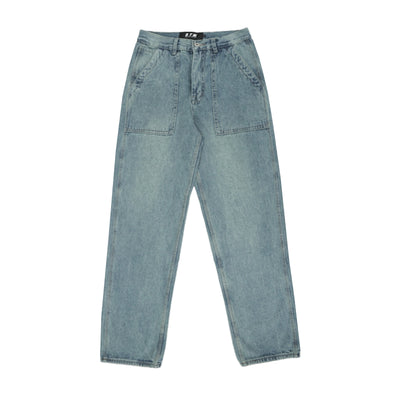 Jeans Vintage Holgados de Pierna Ancha para Hombre - Image 3