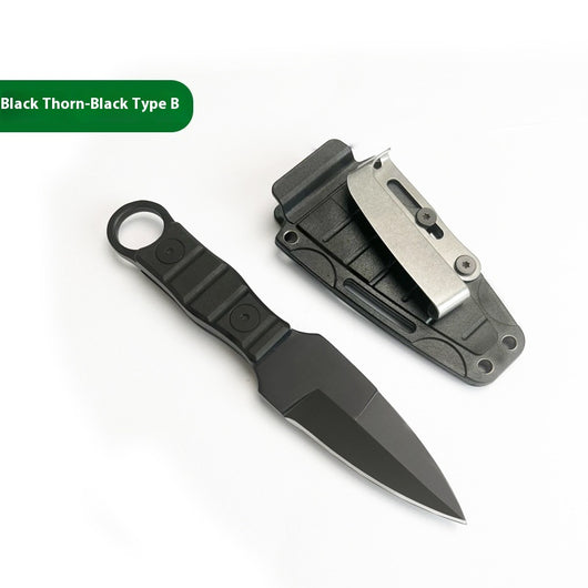 Cuchillo de Campamento Portátil de Alta Dureza con Hoja Recta - Image 7