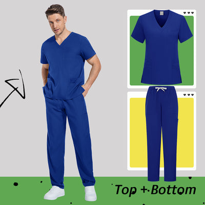 Conjunto de Uniformes Matizados para Médicos y Enfermeras - Image 8