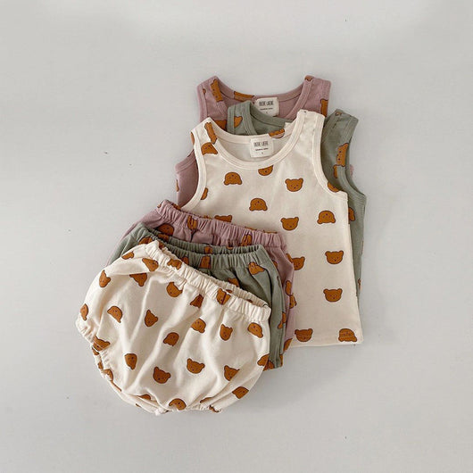 Conjunto Deportivo Estampado sin Mangas - Image 12