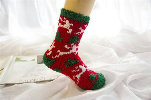 Calcetines Navideños de Felpa para Adultos Mayores - Image 15