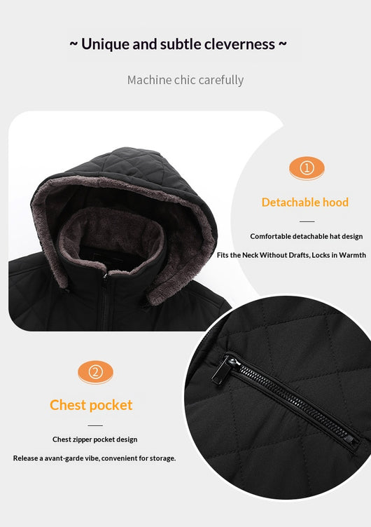 Abrigo de Invierno para Hombre con Forro Polar Aislante - Image 25