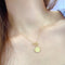 Dorado Retro Round Brand Pure Jewelry Necklace Dorado