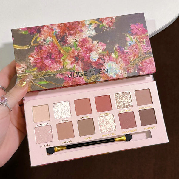 Paleta de Sombras Óleo Begonia 12 Colores