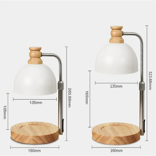 Lámpara Aromática de Cera con Diseño de Tronco Natural - Image 5