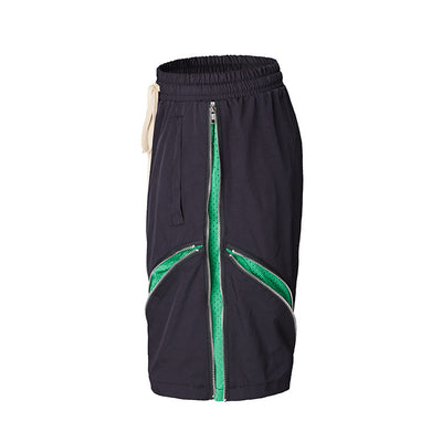 Shorts Casual con Diseño de Paneles Multi-Cierre - Image 2