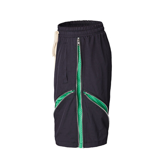 Shorts Casual con Diseño de Paneles Multi-Cierre - Image 2