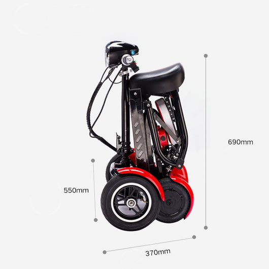 Bicicleta Eléctrica Plegable de 4 Ruedas para Adultos Mayores - Image 4