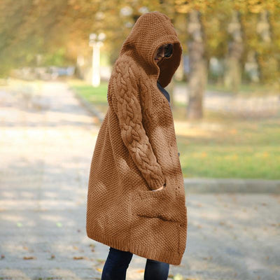Chaqueta de Punto Ajustada Monoabotonada Manga Larga Estilo Urbano - Image 14
