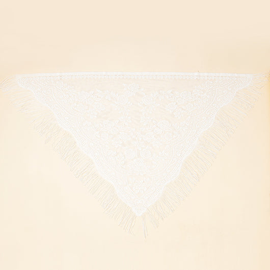 Chal Casual con Borde Jacquard para Mujer - Image 4