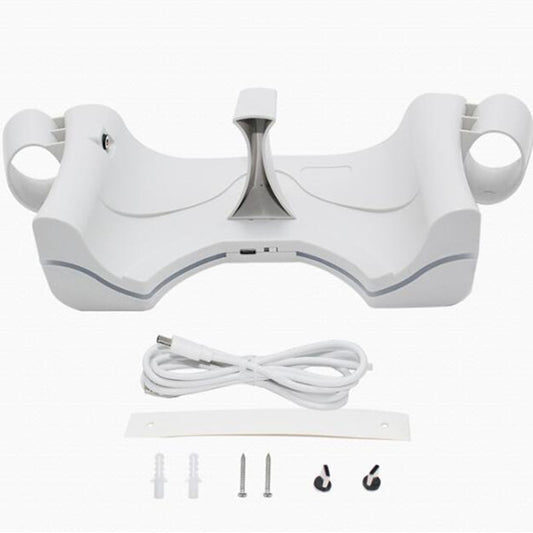 Kit de Accesorios Multifuncional para Oculus Quest 2 con Soporte de Pared y Carga Rápida