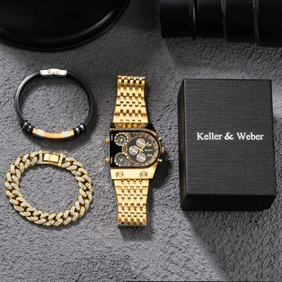 Reloj de Acero Multihuso con Esfera Grande para Hombre - Image 9