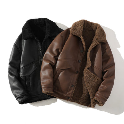 Chaqueta Acolchada de Forro Polar para Hombre
