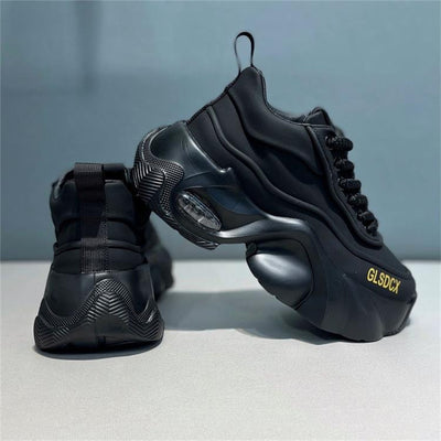 Zapatos Deportivos de Plataforma en Cuero para Hombre - Estilo Moderno y Confort - Image 40