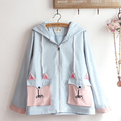 Cardigan Soft Girl Unisex con Capucha de Orejas - Image 24