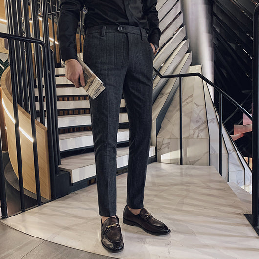 Pantalones de Lana Térmicos Slim Fit para Hombre - Image 9