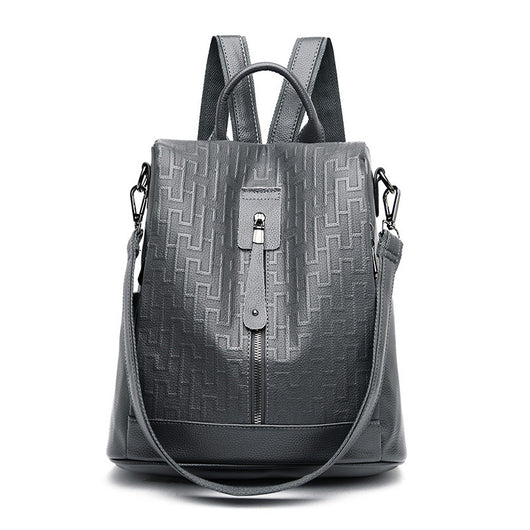 Mochila Antirrobo de Cuero para Mujer - Multifuncional y Segura - Image 5