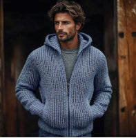 Sudadera Casual Estampada con Cierre para Hombre - Image 10