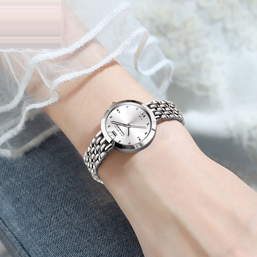 Reloj de Cuarzo Resistente al Agua para Mujer - Diseño Elegante y Simple - Image 6