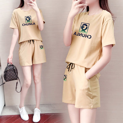 Conjunto Deportivo de Algodón Puro - Shorts y Playera Casual - Image 19