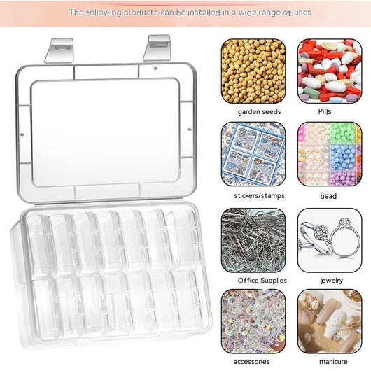 Juego de Cajas de Joyería Transparentes con Tapa Abatible - Image 9
