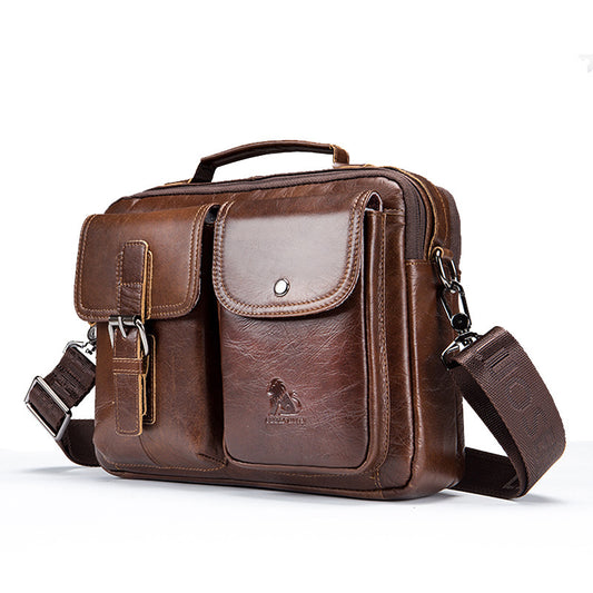 Bolso de Mano Retro en Cuero Premium - Gran Capacidad y Estilo Clásico - Image 2