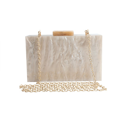Bolso de Mano Mármol Acrílico Lujo para Mujer - Image 6