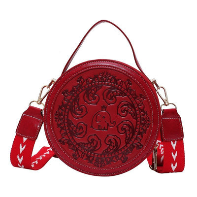 Bolso Étnico Retro Pequeño para Mujer - Estilo Coreano Moderno