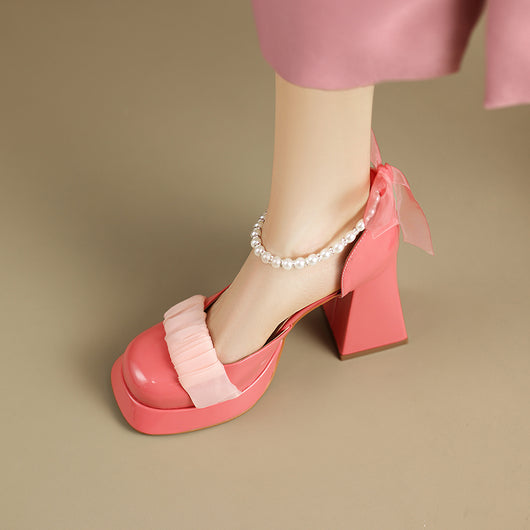 Zapatos Mary Jane de Cuero Real con Tacón Grueso y Plataforma para Mujer - Image 11