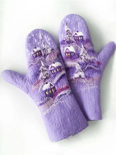 Guantes Navideños Térmicos Impresos para Invierno - Image 20