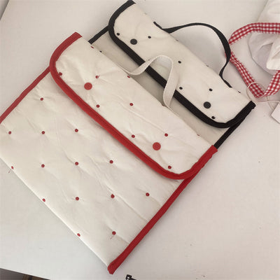 Bolsa Portátil para Tablet con Patrón de Conejo Bordado