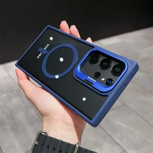 Funda Magnética para Celular con Marco de Lente y Soporte Metálico - Image 19