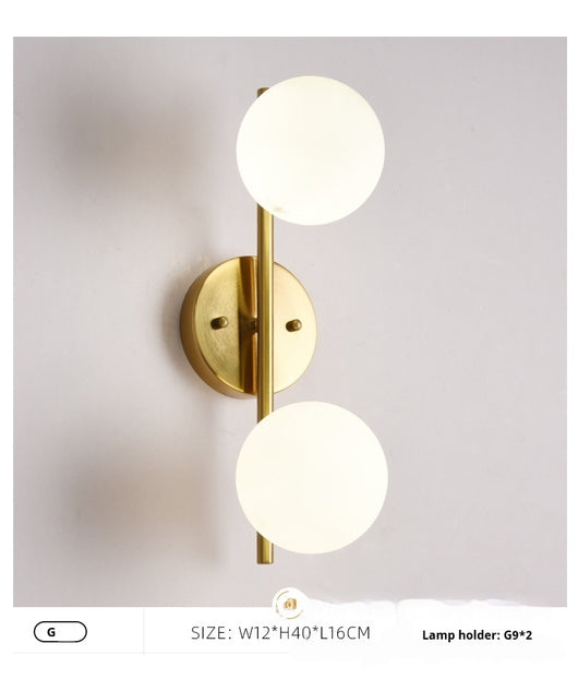 Lámpara Minimalista de Cristal para Mesita de Noche - Image 24