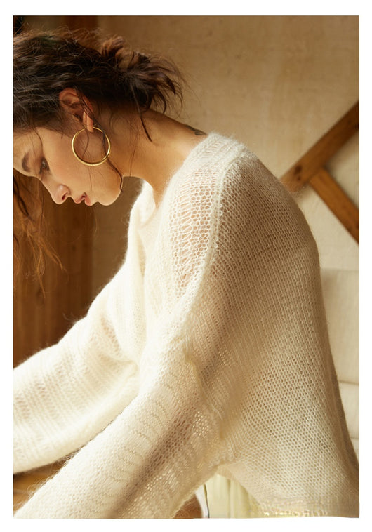 Suéter Tejido Cuello Alto para Mujer - Elegancia y Calidez - Image 18