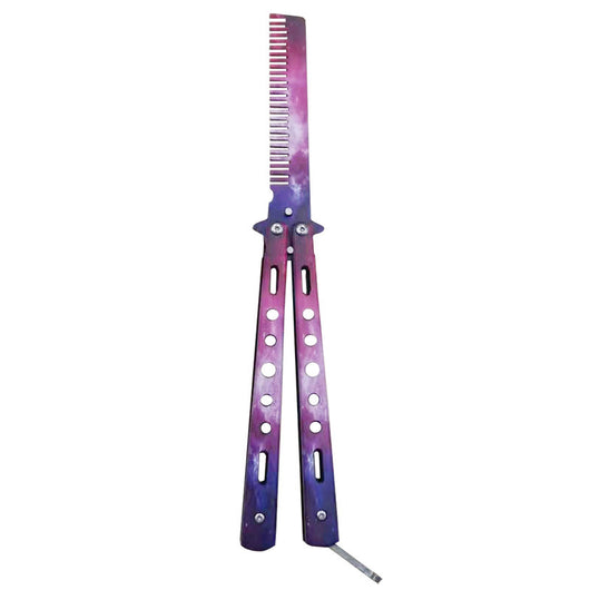 Peine Plegable de Acero Inoxidable para Barba y Bigote - Herramienta Profesional de Peluquería - Image 12