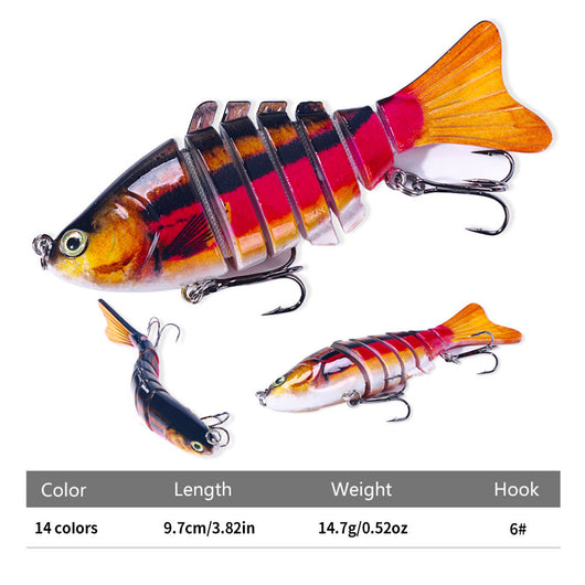 Anzuelo Articulado 10CM - Señuelo Duro Realista para Pesca - Image 19