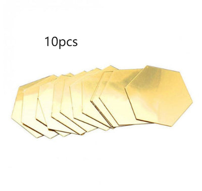 Espejo Hexagonal Acrílico 3D - Adhesivo Decorativo de Pared con Efecto Cristal - Image 32