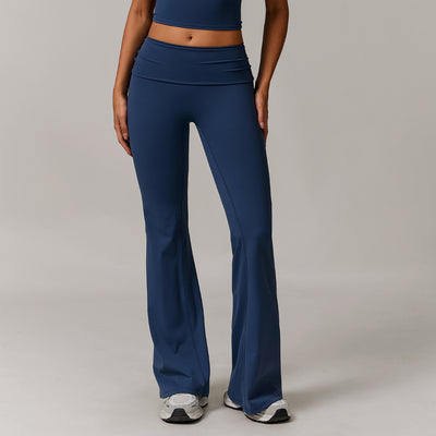 Pantalones Yoga Cintura Alta Plegables para Mujer - Image 8