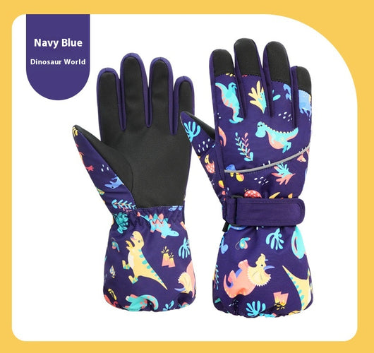Chamarra Impermeable Acolchada de Terciopelo para Niños y Niñas - Image 15