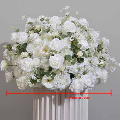 Bola Floral de Hortensias y Rosas para Decoración de Mesas de Boda - Image 8