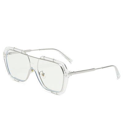 Gafas de Sol Retro Amarillas con Protección UV para Hombre - Image 7