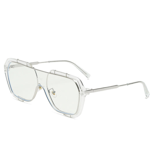 Gafas de Sol Retro Amarillas con Protección UV para Hombre - Image 7