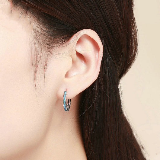 Aretes de Plata Esterlina Little Sparkle S925 - Image 9