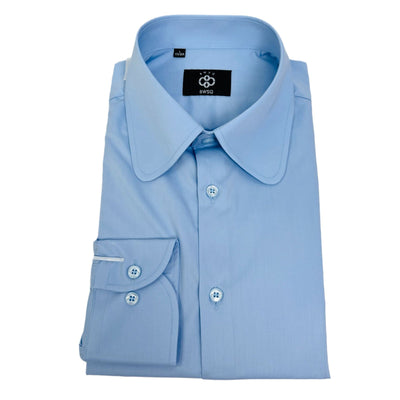 Camisa Casual de Manga Larga Cuello Redondo para Hombre - Image 5
