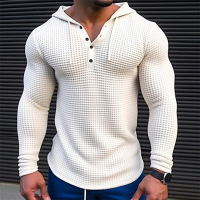 Sudadera Casual Hombre Cuello Alto Manga Larga Slim Fit Cómoda - Image 3