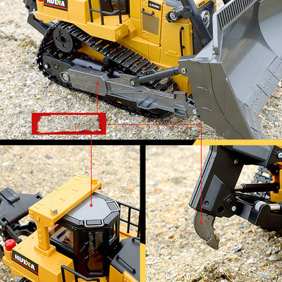 Excavadora Teledirigida 4x4 con Tracción Total - Vehículo de Ingeniería en Aleación para Niños - Image 8