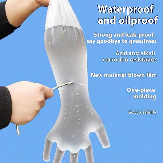Guantes Desechables Extendidos Impermeables para Cocina y Limpieza - Image 12